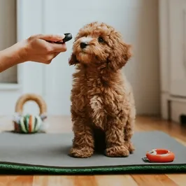 Training of Teacup Mini Goldendoodle 2 minigoldendoodlehub.us- Mini Goldendoodle Hub