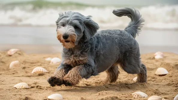 Blue Mini Goldendoodle