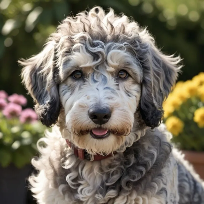 Blue-Merle-Mini Goldendoodle-Coat