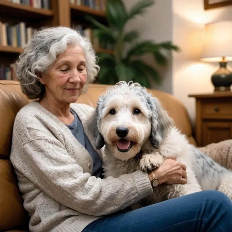 Blue-Merle-Mini Goldendoodle-Temperament