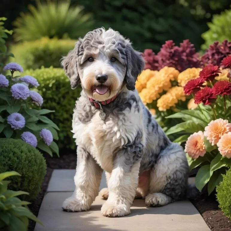 Blue-Merle-Mini Goldendoodle-Unique-Appearance