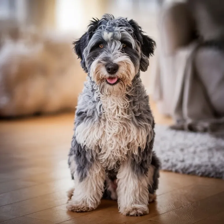 Blue-Merle-Mini Goldendoodle