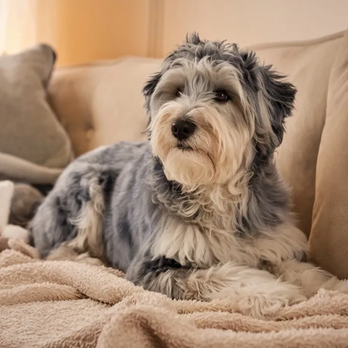 Blue-Merle-Mini Goldendoodle