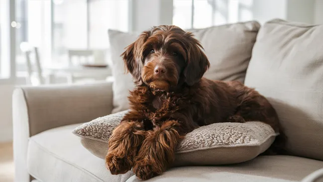 Chocolate-Mini-Goldendoodle-Breed