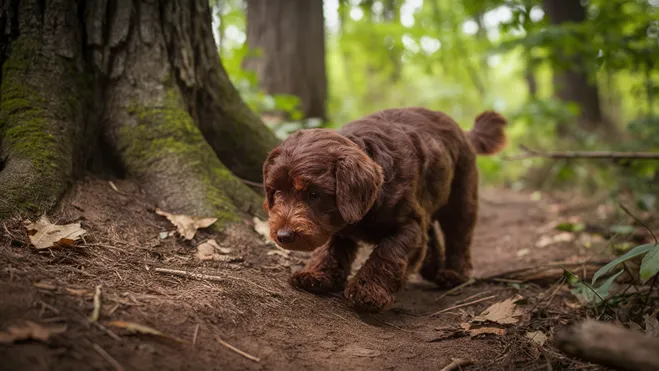 Chocolate-Mini-Goldendoodle