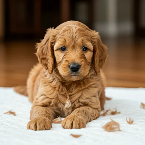 mini-goldendoodle-shedding